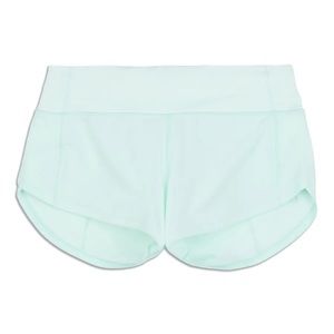 Lululemon mint moment speed up shorts